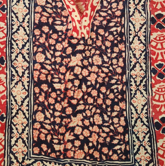 Women's Lucky Brand Floral Boho Long Sleeve Blouse, Size L - Picture 4 of 13